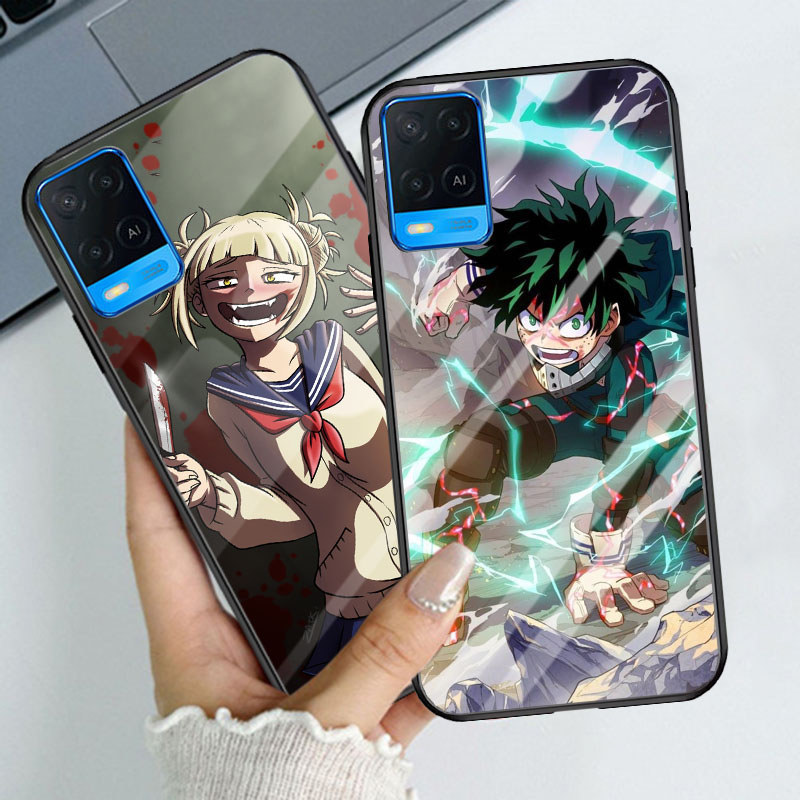 T-24 My Hero Academia กระจกนิรภัยสําหรับ Realme Narzo 9 50 8 C2 C2s 8i Pro 5G กรณี