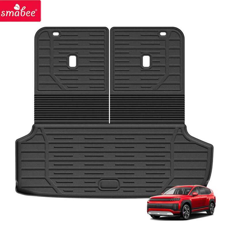 Smabee สําหรับ Hyundai IONIQ 9 2026 (7 ที่นั่ง US รุ่น) รถ Cargo Liner Trunk พนักพิง Pad TPE 3D ทุกส