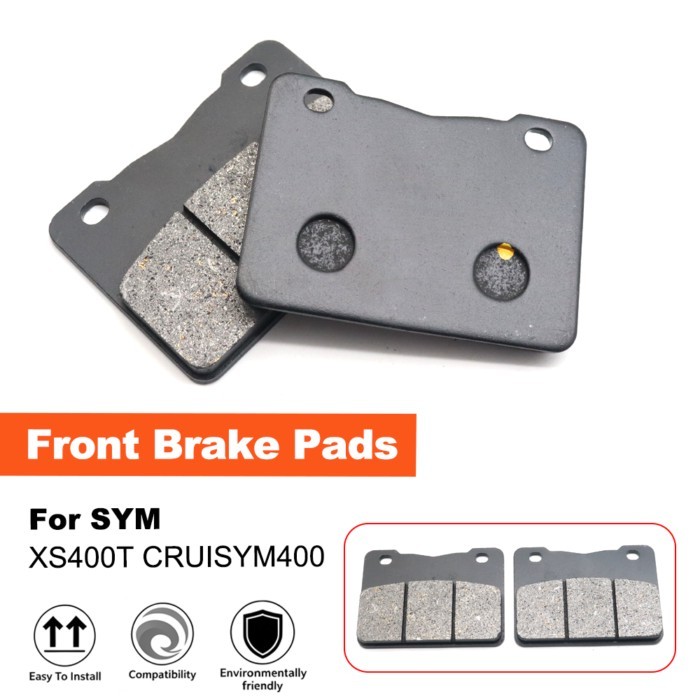 2PCS Motorcycle Front Brake Pads For SYM XS400T XS 400T CRUISYM400 Brake Pad Set Cruisym 400 Replac