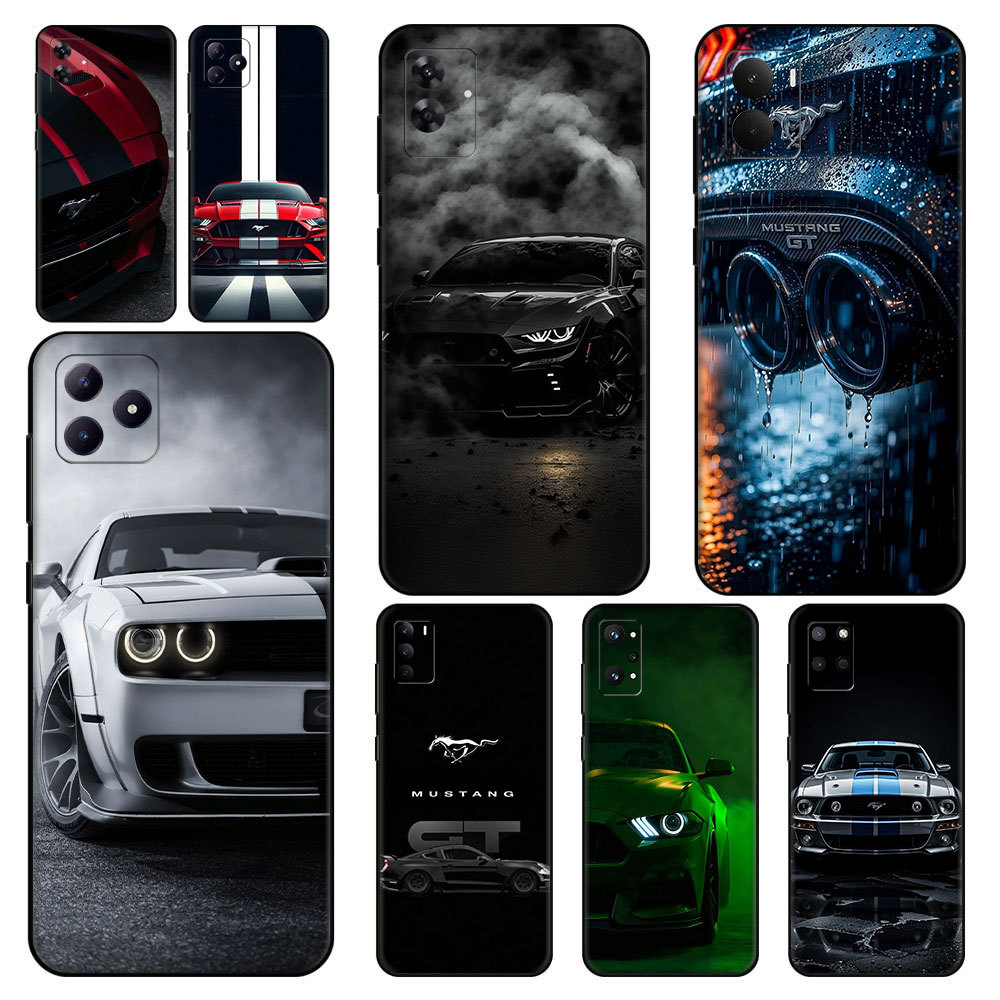 Dodge Mustang Challenger Cool กีฬารถ ^TZ-3 สําหรับ Realme GT neo 3T P1 C85 C75x C71 15X GT2 Pro ความ