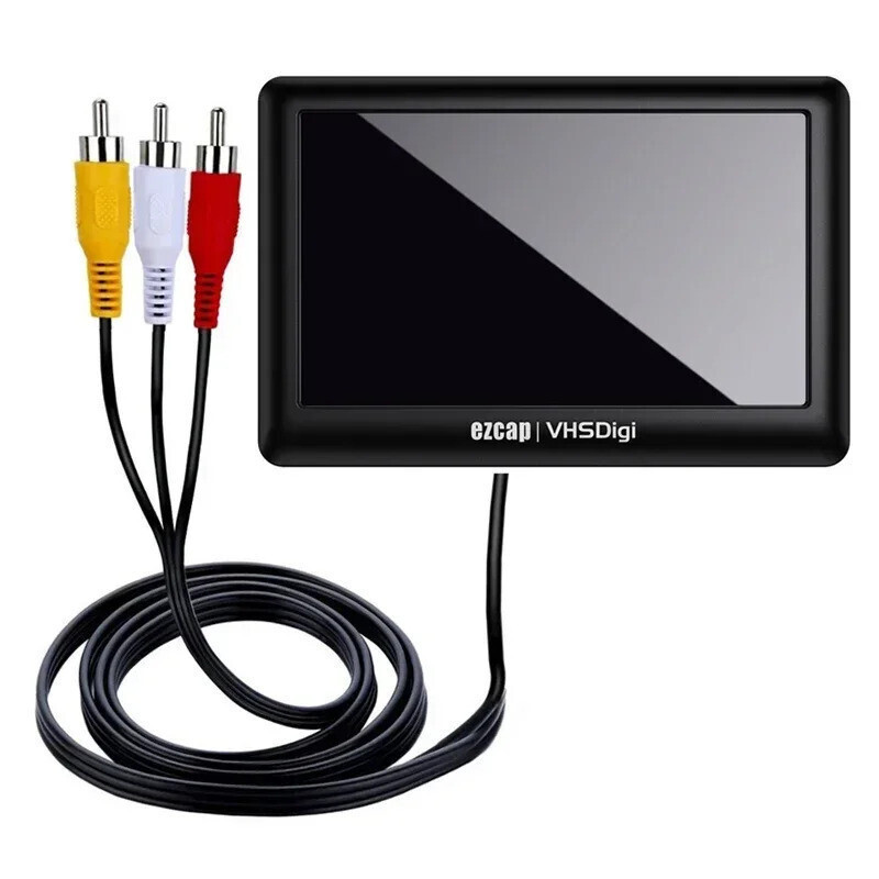VHS Digitizer RCA AV Analog Video Capture Card บันทึก USB U Disk TF Card สําหรับ VHS VCR Hi8 กล้องวิ