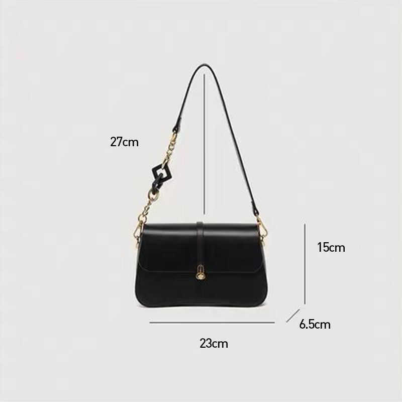 Jack Deere Bag Women's bag Women's shoulder bag Underarm bag Stylish chain baguette bag