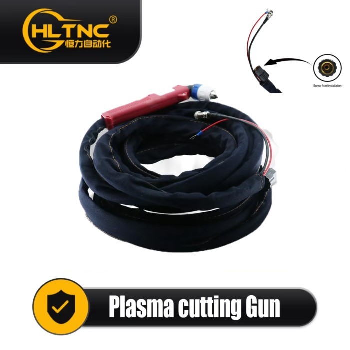 Air Plasma Torch 10m Long P80/P80A With Flame Retardant Cover Premium Leather Tube For Welding Mach