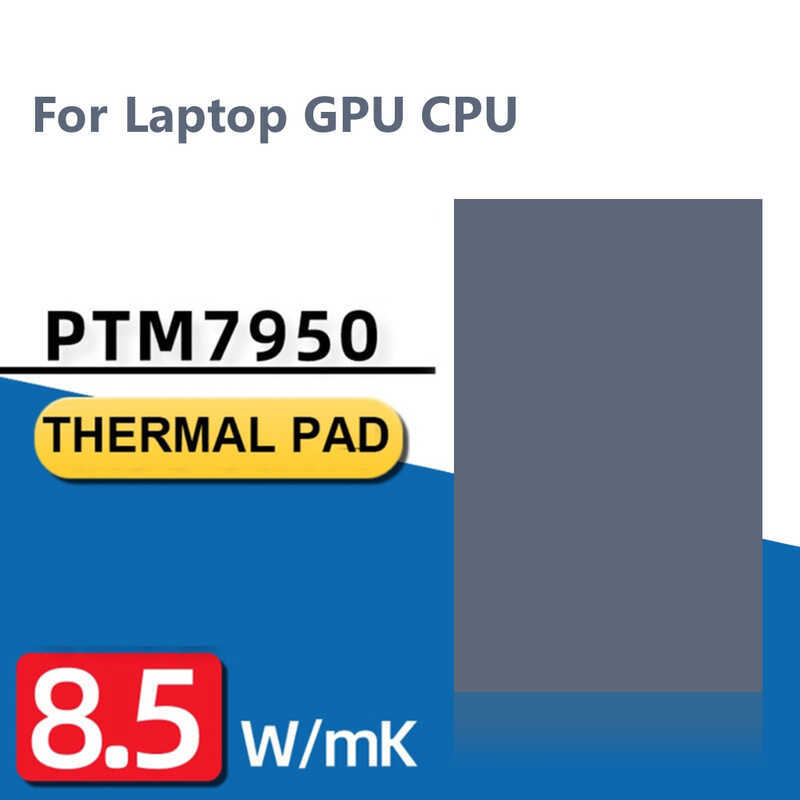 ้อน Honeywell- Ptm7950 DT วัสดุแผ่นซิลิโคนเปลี่ยนด้วยความร้อน สำหรับแล็ปท็อป CPU GPU Honeywell-