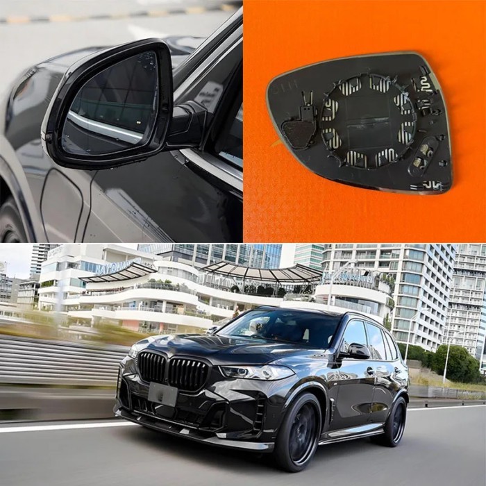 Blind spot rearview mirror lenses are suitable for BMW G05 G07 F98 F86 G02 rearview mirrors with bl