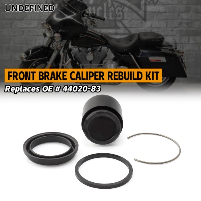 Front Caliper Rebuild Kit 44020-83 for Harley Sportster XL Dyna FXD Softail Touring Road King Elect