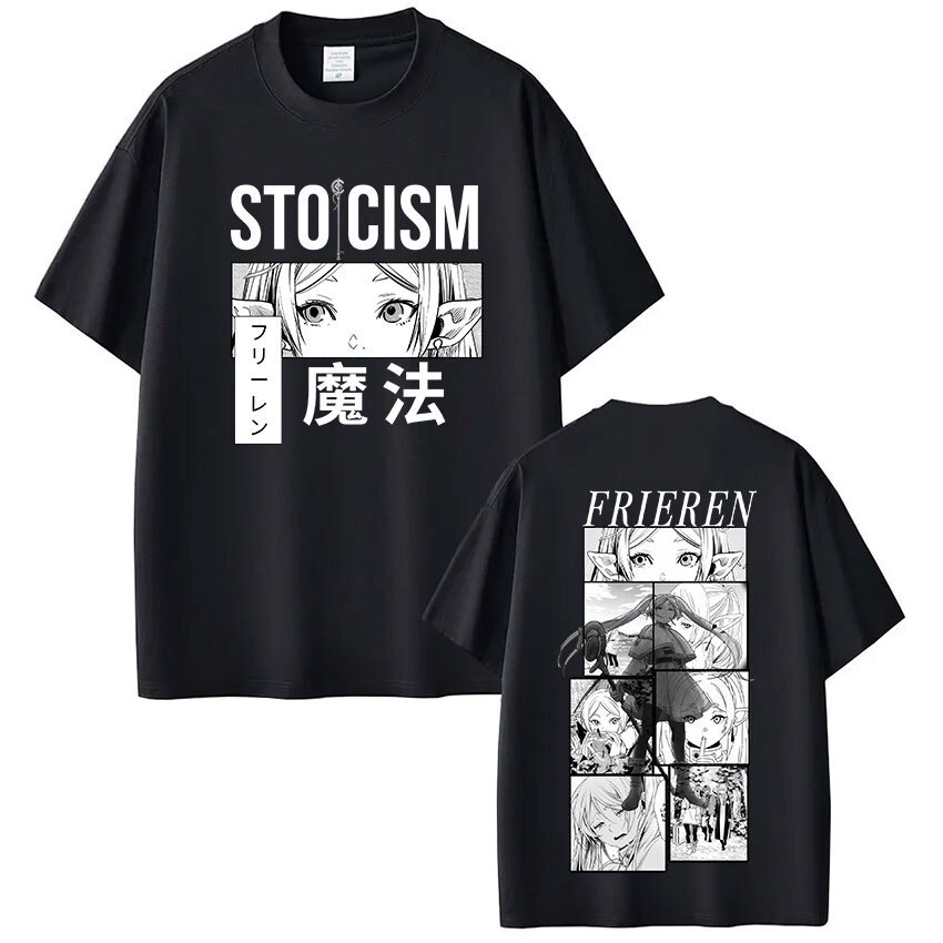 อะนิเมะ Frieren: Beyond Journeys End T เสื้อ Frieren การ์ตูน Kawaii เสื้อยืดผู้ชายผู้หญิงเสื้อผ้าคุณ