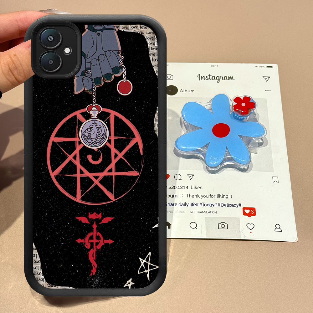 DE-14 Fullmetal Alchemist ปลอก Handphone สําหรับ Xiaomi Redmi 9C 9T K60 A1 NFC 9A 8 A2 13C 6A Ultra