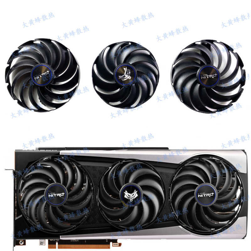 SAPPHIRE/Blue RX6800 6800XT 6900XT NITRO Platinum Edition กราฟิกการ์ดพัดลมระบายความร้อน