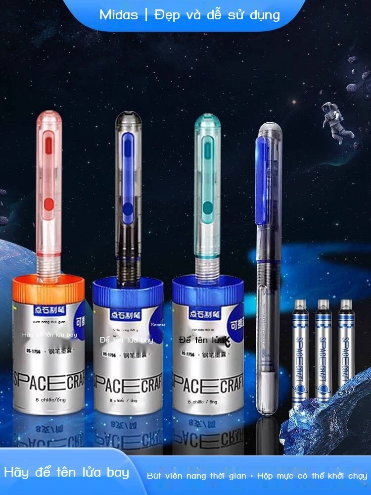[VIP] ปากกา Rocket Flying Space Capsule DS-7156 ปลายปากกาละเอียด EF 0.38 มม. พิเศษสําหรับนักเรียนประ