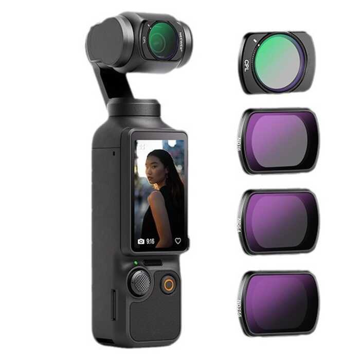 เหมาะสําหรับ DJI P o ckt 3 Filter Action Camera CL Polarized ND 8/1 6 2 4 ND Set