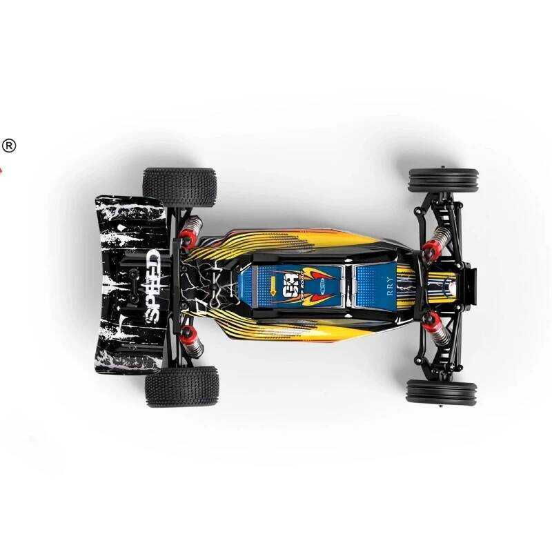 ของเล่น WL ใหม่ 244016 1:24 2WD ไฟฟ้าโลหะ Racing 2.4G RC All-Terrain Drift รถ Dirt Bike รุ่น 25 กม./