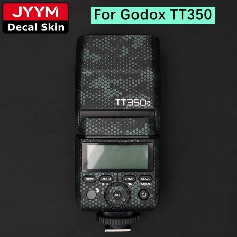 รูปลอกผิวสําหรับ Godox TT350 แฟลชสติกเกอร์ไวนิลห่อ Anti-Scratch ป้องกันฟิล์ม Protector Coat TT350C T