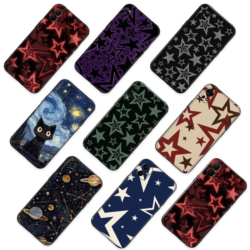 รูปแบบดาวอวกาศที่สวยงาม ^R3 สําหรับ Huawei Y9A Y6 Y5 Y6s Prime Pro Y7 Y9 ความเข้ากันได้เคสโทรศัพท์ T