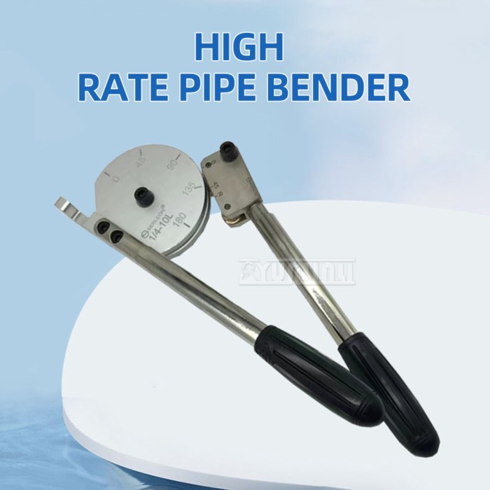 Multiple bending tube 1/4-10L manual bending tube semiconductor clean stainless steel pipe 90 degre