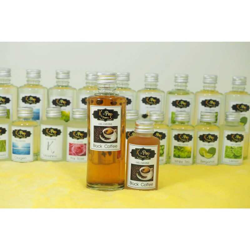 A60 |K-Pop Aroma| Oil Ozone น้ำมันหอมระเหย กลิ่น *กาเเฟ (ฺBlack Coffee) น้ำมันหอมระเหยสำหรับเครื่อง