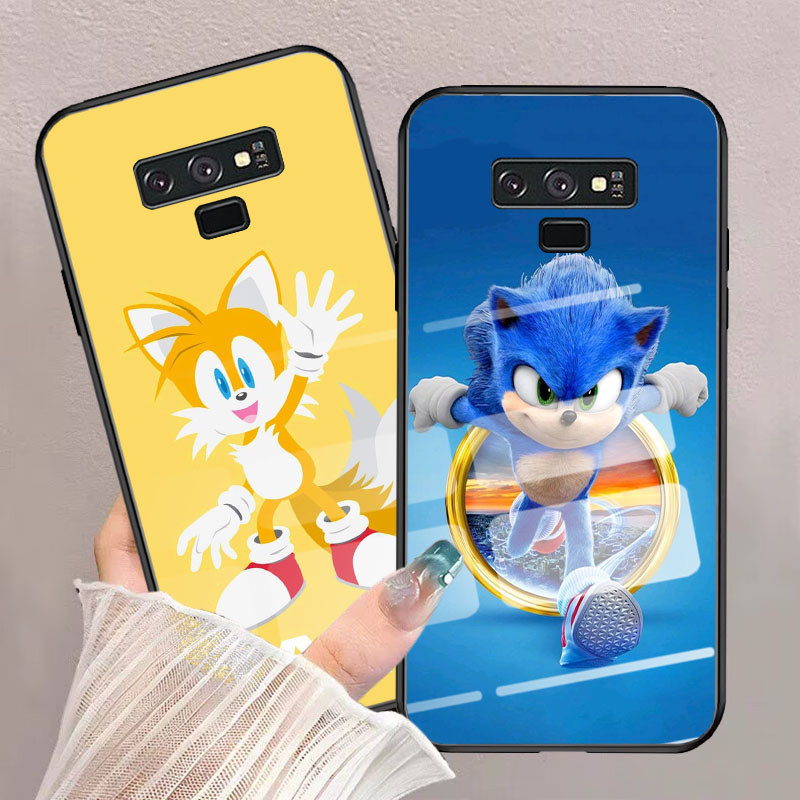 G-15 Hedgehog Sonics กระจกนิรภัยสําหรับ Samsung Note Core J7 J4 J6 9 Plus Prime Pro กรณี