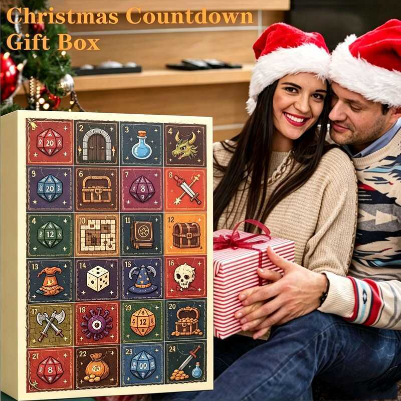 D & D D D Dice Advent Calendar 2026 Dungeon และ Dragon Dice Advent Calendar Mystery Box Calendar