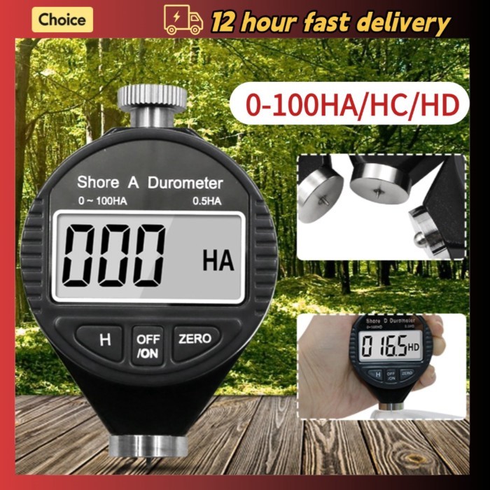 Digital Shore Hardness Durometer Digital Hardness Tester Hardness Meter Shore 0-100 A/C/D For Plast