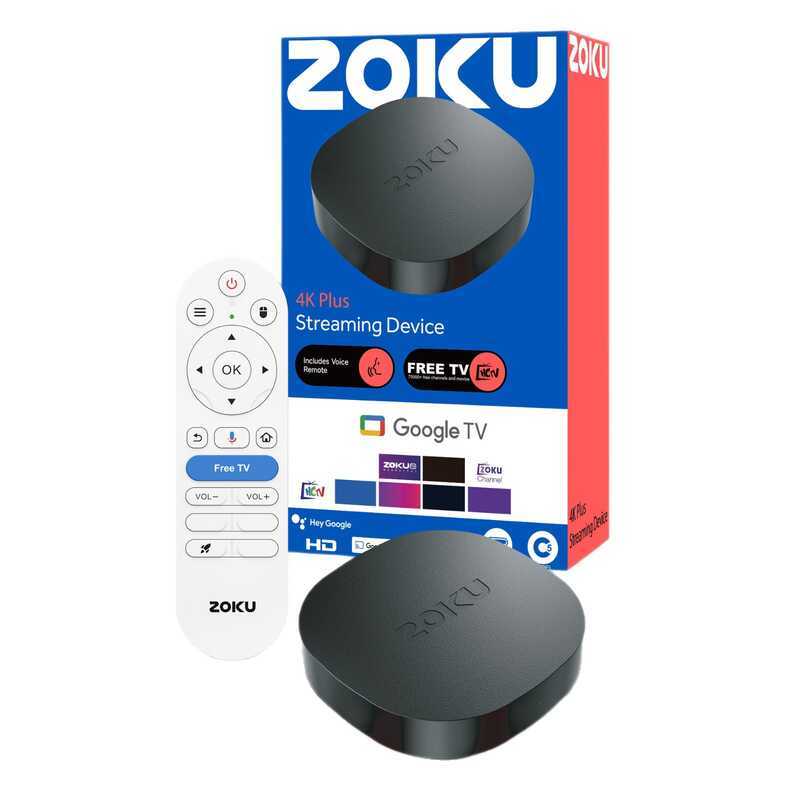 ยี่ห้อใหม่ Zoku TV 4k Player C5 Ultra Smart Voice RK3518 Dual Band WiFi Set Top Box