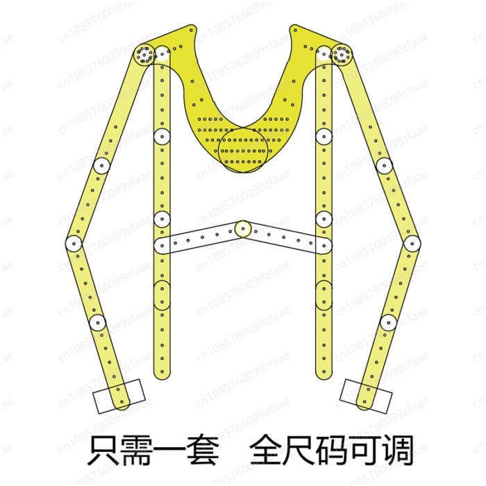 Acrylic transparent hanger white background picture shooting props hanging hanger clothing shooting