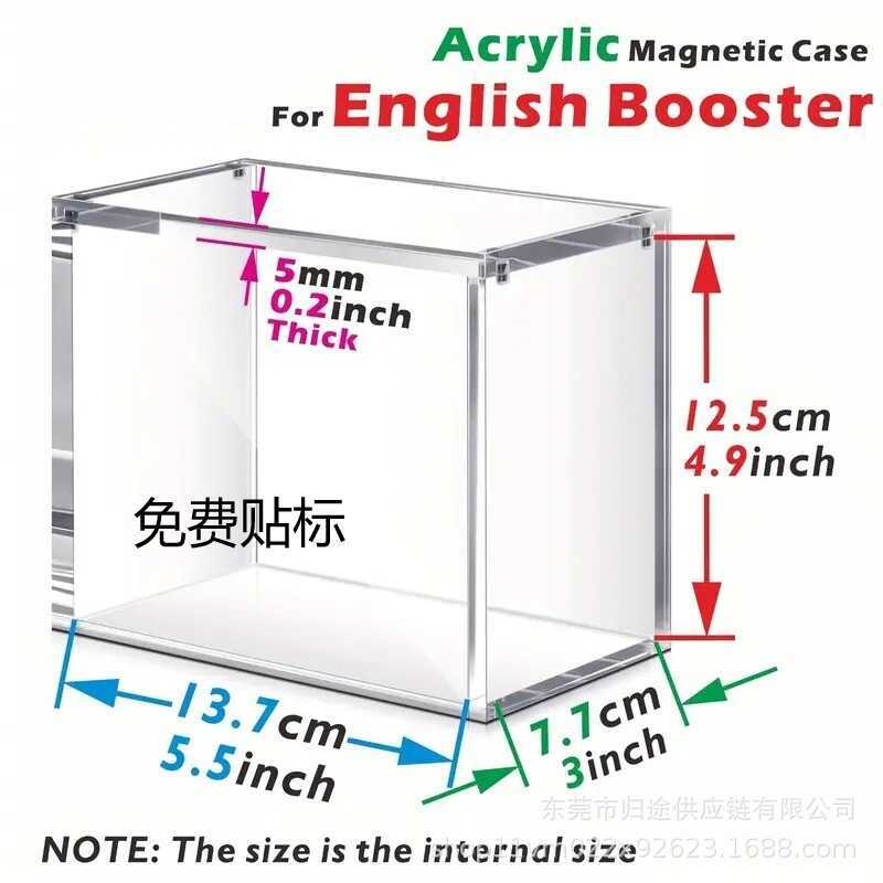 Pokémon Pokémon Card Stackable Acrylic Figure Box Display Box ETB Pokemon Game Card Storage Box