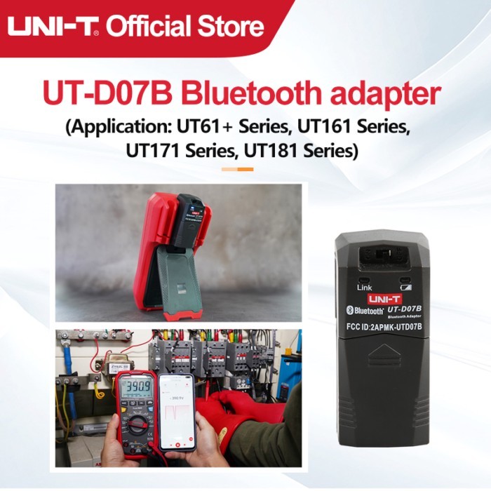 UNI-T Bluetooth Adaptor Module UT-D07B Wireless Transmission Suitable For UT61E+ UT61B+ UT61D+ UT16