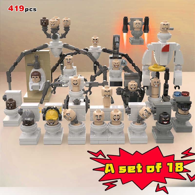igures Building Blocks Toilet Man Tvman Construction Toys Titan Speakerman Assembling Man Toys Gift