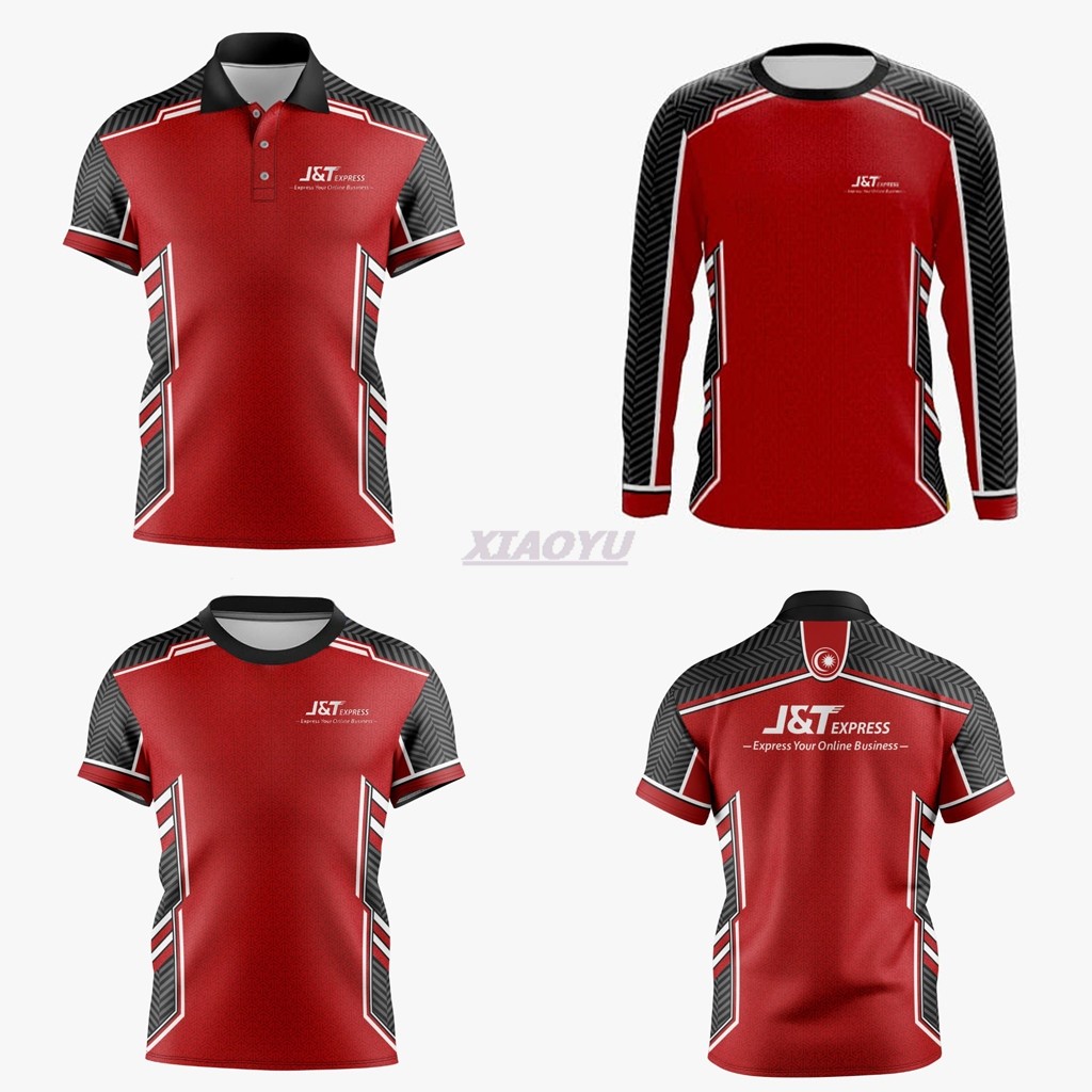 ✨ เสื้อกันหนาวแขนยาว ลาย Fire JERSI J&T EXPRESS PEKERJA COURIER สําหรับผู้ชาย และผู้หญิง