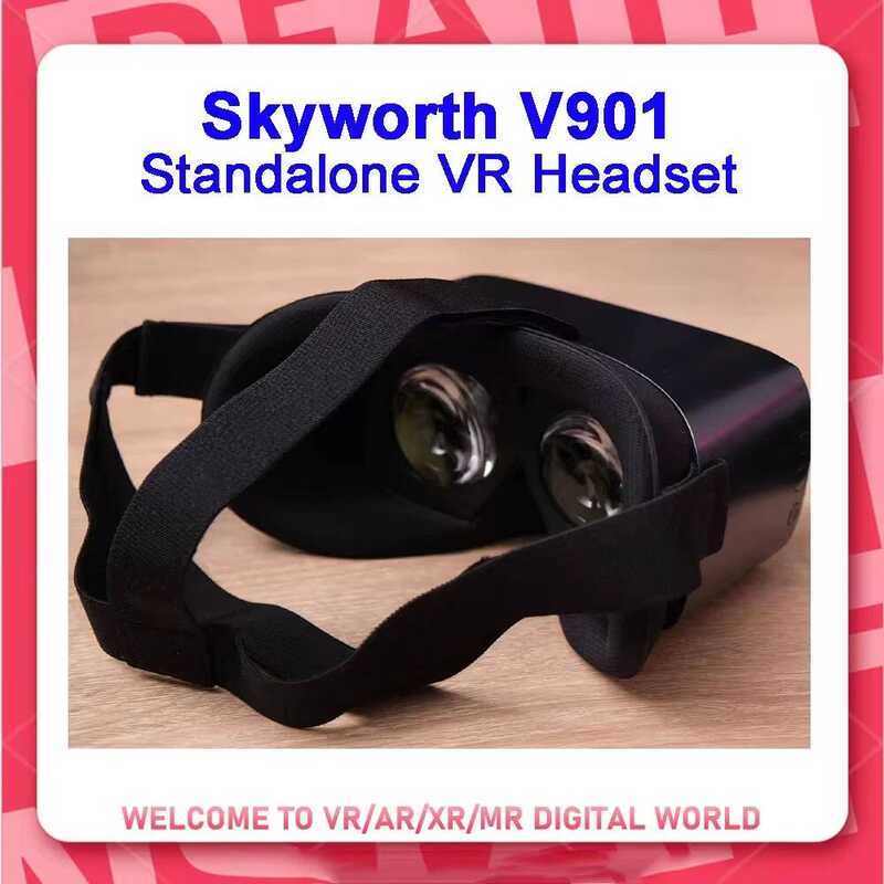ชุดหูฟัง V901 Skyworth 4GB+64GB 4K / 8K 360° วิดีโอ VR FOV100° ตัวควบคุม IMAX 3D HMD 3DoF