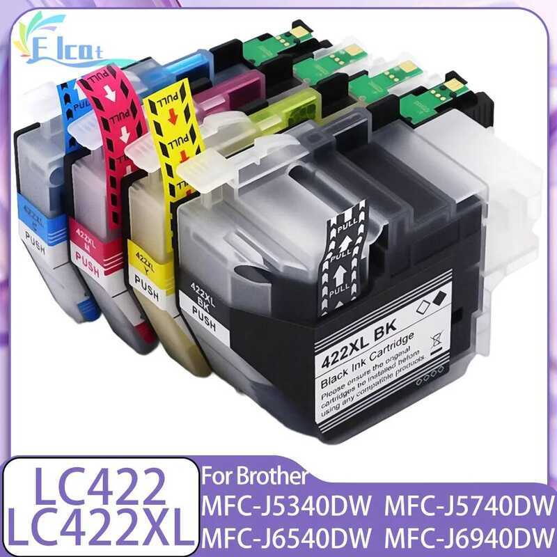 LC422 LC422XL LC-422 LC-422XL ตลับหมึกสําหรับ Brother MFC-J5340DW MFC-J5345DW MFC-J5740DW MFC-J6540D