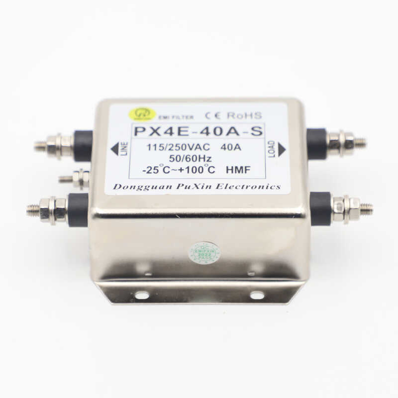 Puxin Power Filter 40A Single Phase AC 110/250V Original Factory Direct Sales High Power Filter คุณภ