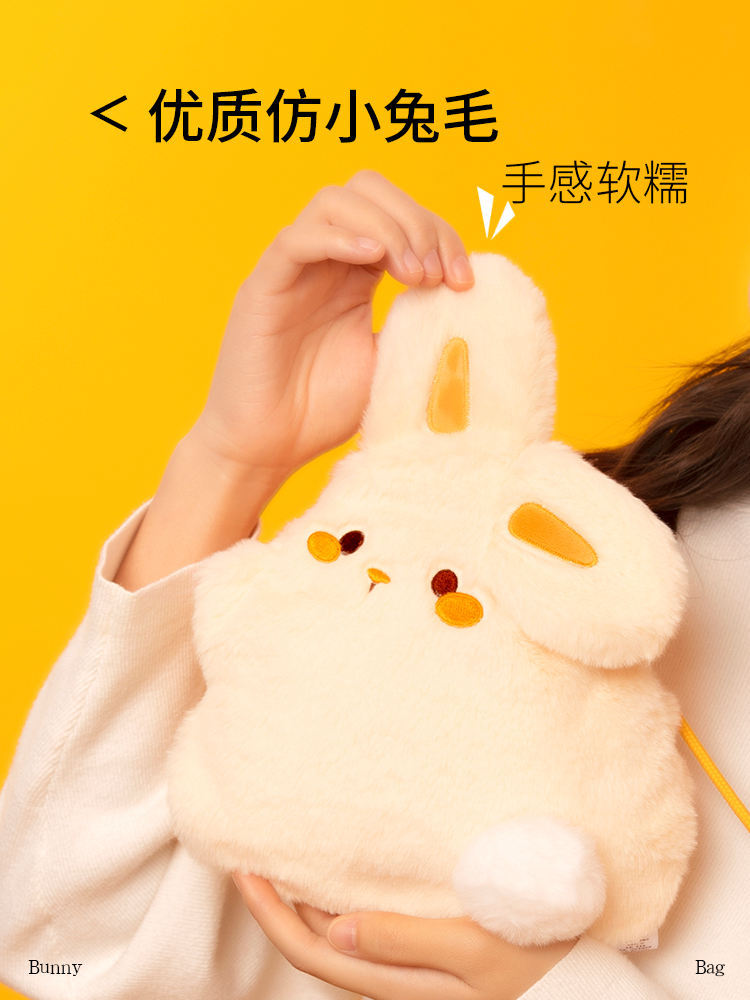 #กระเป๋าผู้หญิง# Palace Baby Museum กระเป๋าสะพายผ้ากำมะหยี่กระต่ายทางวัฒนธรรมและความคิดสร้างสรรค์ ข