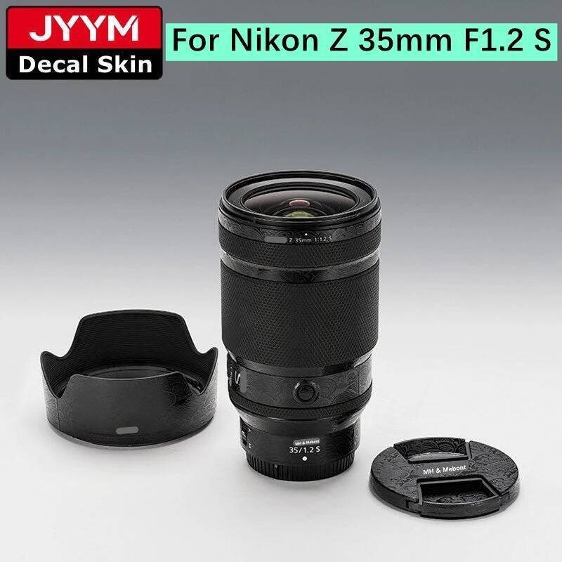สติกเกอร์ที่กําหนดเองสําหรับ Nikon Z 35 มม.F1.2 S Decal ผิวกล้องเลนส์ไวนิลห่อฟิล์มสําหรับ NIKKOR Z35