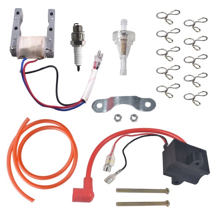 sthus CDI Ignition Coil With Magneto Coil Kit For 2 Stroke 49cc 50cc 66cc 80cc 100cc PK80 BT80 YD10