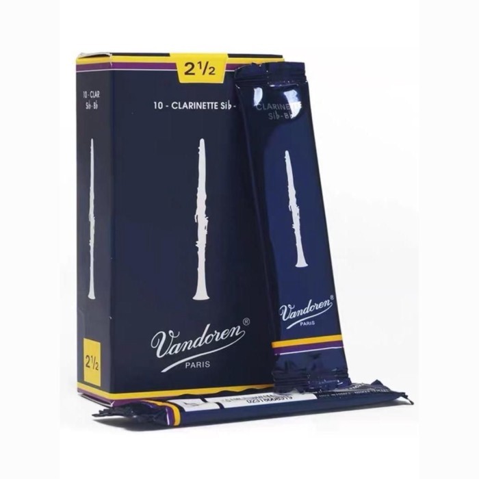 Vandoren Blue Box Clarinet Clarinet Reed B Flat Reed นําเข้าจากฝรั่งเศส 2.5 3.0