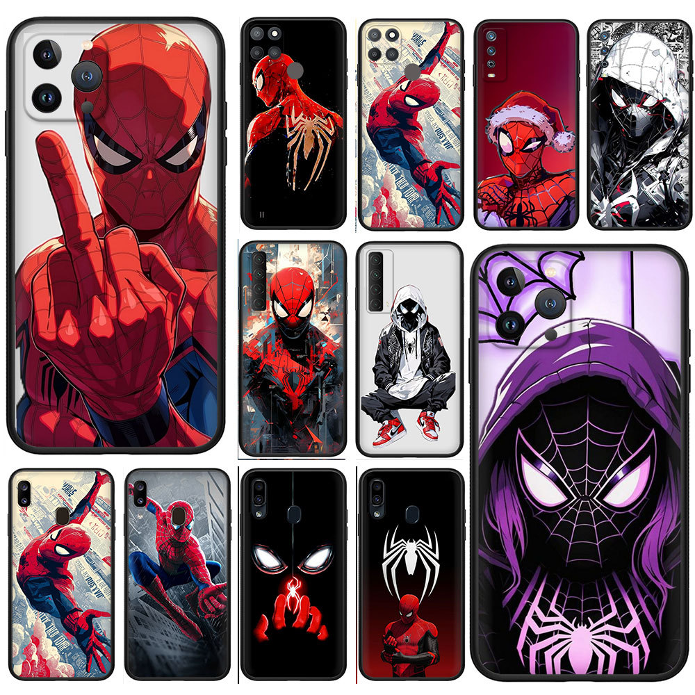 เคสโทรศัพท์แบบนิ่ม Samsung Galaxy M23 5G M20 M30 M30S M21 M60S A73 A81 A82 A40S 3Y30 Spider-Man TPU 