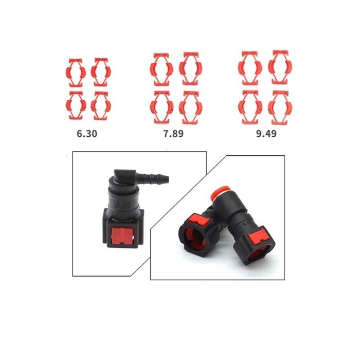 10PCS Urea Tube Pipe Joint Fuel Tube Line Quick Connect Joint Clip, Diesel Tube Joints Clip