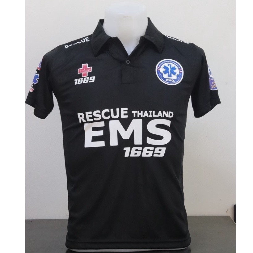 เสื้อคอปก EMS.1669 ‼ใหม่‼ พร้อมลุยทุกสถานการณ์ (คอปกEMS249) เนื้อผ้ามีความยืดหยุ่น สวมใส่สบาย