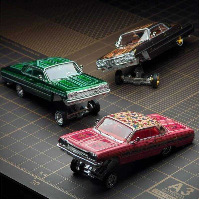 * [Presale] 7M 1:64 Impala 164 Lowrider Gypsy Rose Diecast Model Car