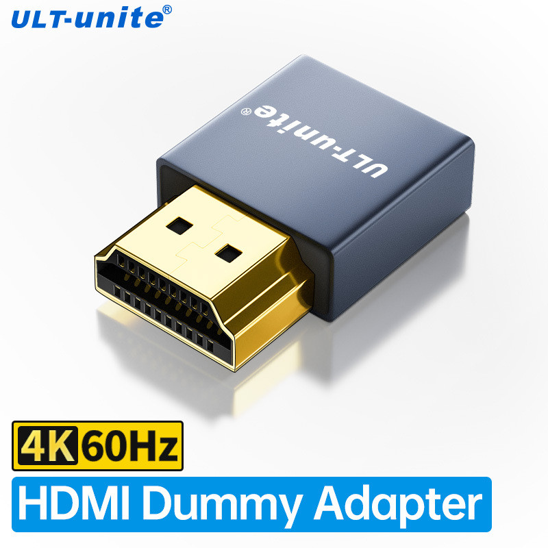 HDMI Dummy Plug 4K Headless Ghost Display Adapter Virtual Display Emulator รองรับ 4K 60Hz 1080P 120H