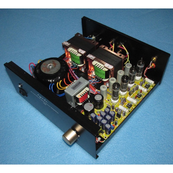 OPA2604 pushes 6AQ5 tube amplifier, wide frequency response, strong driving force, low distortion,