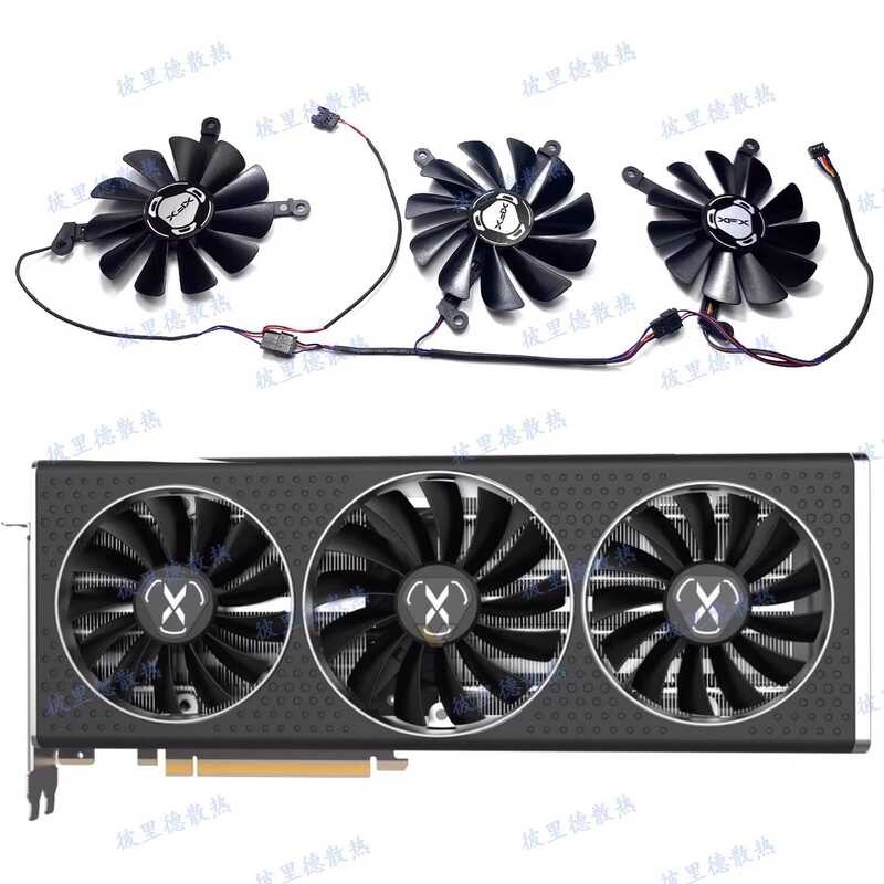 X XFX/XFX RX6700XT 6750XT รุ่นต่างประเทศกราฟิกการ์ด Cooling Alternative Fan CF1015U12S