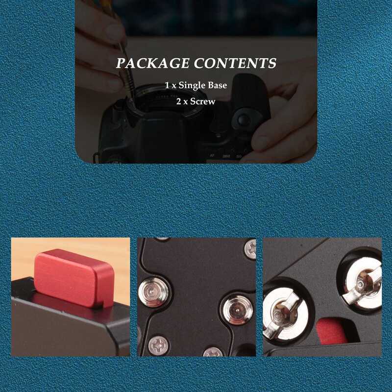 C R81/4 Universal V Mount Battery Quick Release Plate Adapter Accessories Portable Single Base For