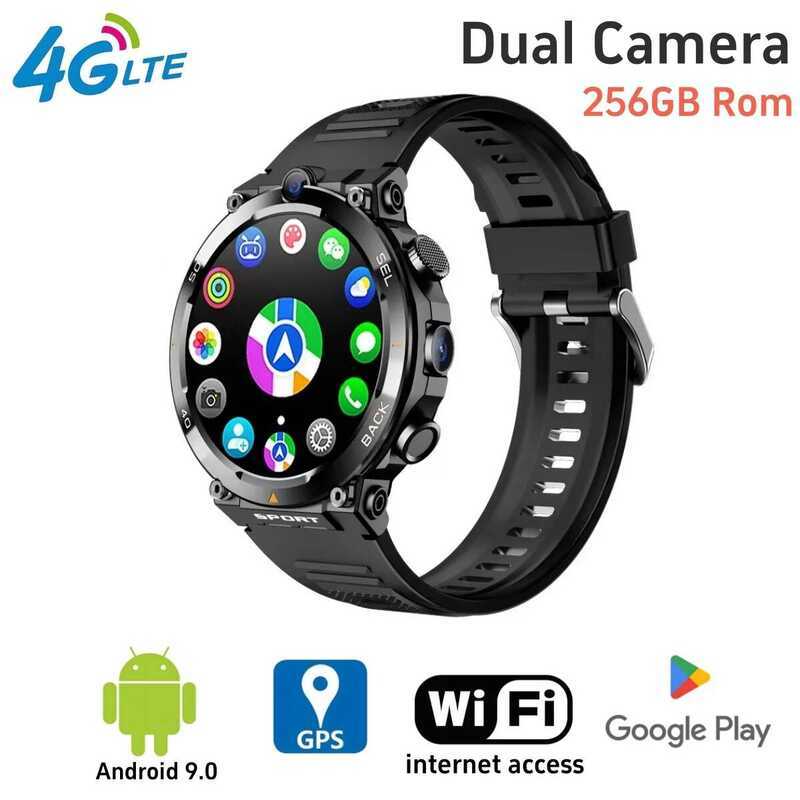 ใหม่ 4G LTE H10 Smartwatch 128GB 500W Dl กล้อง Video Calls Wifi NFC ประตู 1380mAh แบตเตอรี่ความจุซิม