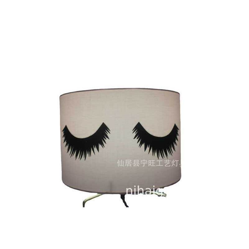 โคมไฟตั้งโต๊ะ โคมไฟการพิมพ์ E27/E14 โคมไฟตั้งโต๊ะ โคมไฟผ้า