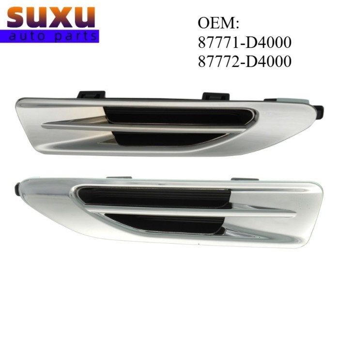 Fender Molding Grille Pair 87771D4000 87771-D4000 87772D4000 87772-D4000 For Kia Optima 2016-2020 1