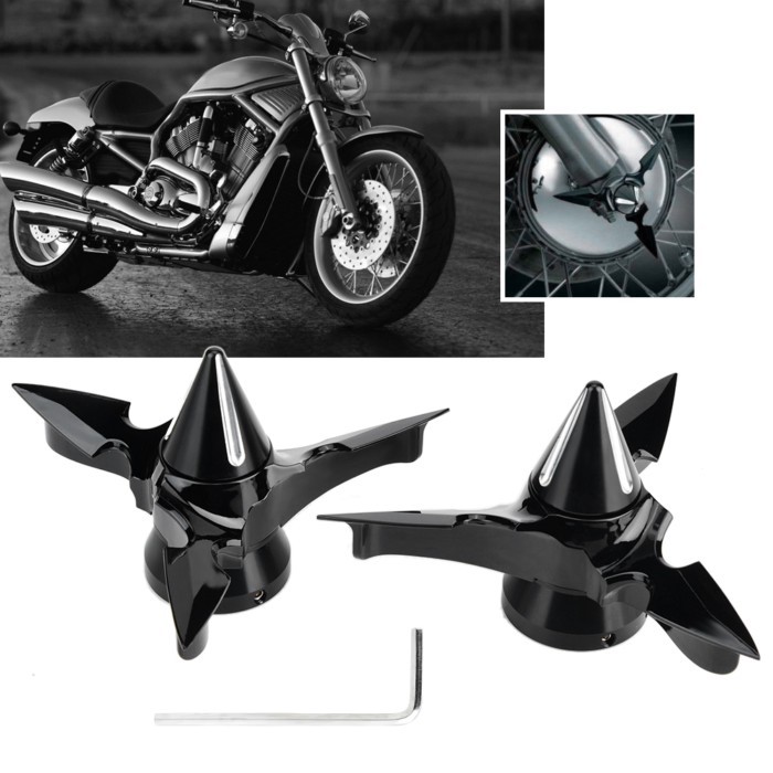 Axle Nut Cover Front Axle  Spinning Axle  Motorcycle Spinning Front Axle  Nut Cover for  Electra