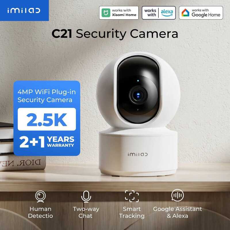 กล้อง IMILAB C21 WiFi 2.5K สำหรับดูแลเด็ก กล้อง IP ภายในอาคาร พร้อมระบบ PTZ มองเห็นในที่มืด ระบบเสีย