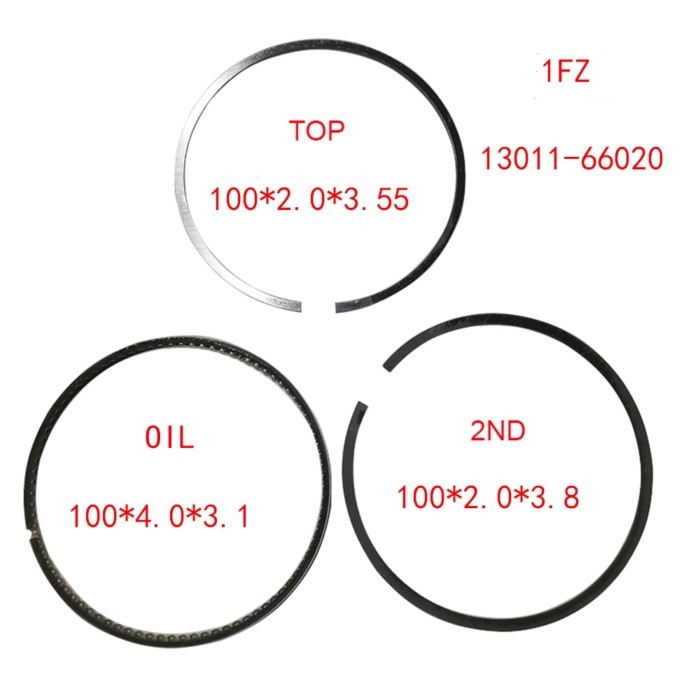 Engine Piston Ring 1FZ STD 28021 36015 100MM 13011-66020 For  Toyota Land Cruiser FJ70 FJ73 FJ75 FJ